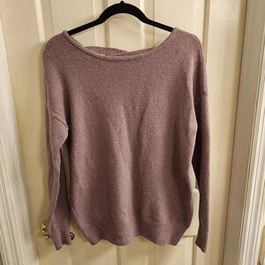 Light purple Du Jour sweater with back detail size XS